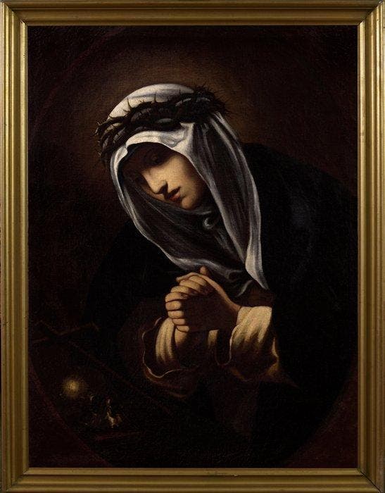 Scuola fiorentina (XVII–XVIII), Ambito del Volterrano -, Antiek en Kunst, Kunst | Schilderijen | Klassiek