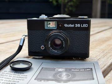 Rollei 35 LED incl. org. Rollei UV Filter, polsriem en