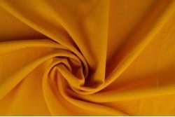 15 meter texture stof - Okergeel - 150cm breed, Verzenden, 120 cm of meer, Geel, Polyester