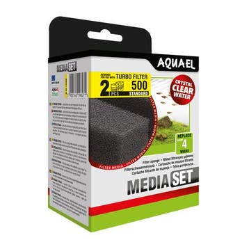 Vervangsponzen voor de Aquael Turbo 500 aquariumfilter, Ophalen of Verzenden, Nieuw