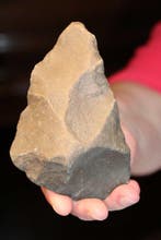 Paleolithisch Steengoed Biface - 130 mm (Zonder