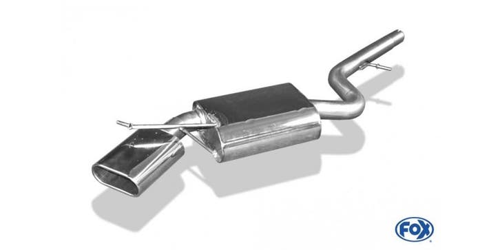 FOX BMW E90/91/92 - 320d einddemper - 160x80 type 52, Autos : Pièces & Accessoires, Systèmes d'échappement, Envoi