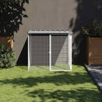 vidaXL Kippenhok met dak 103x98x90 cm gegalvaniseerd staal, Verzenden, Nieuw