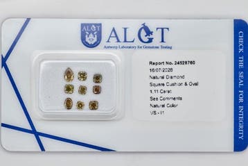 Zonder minimumprijs - 9 pcs Diamant (Natuurlijk) - 1.11 ct -, Handtassen en Accessoires, Edelstenen, Nieuw