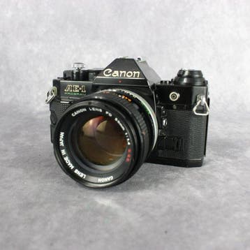 Canon AE-1 Program + FD 1,4/50mm S.S.C. | Single lens reflex, Audio, Tv en Foto, Nieuw