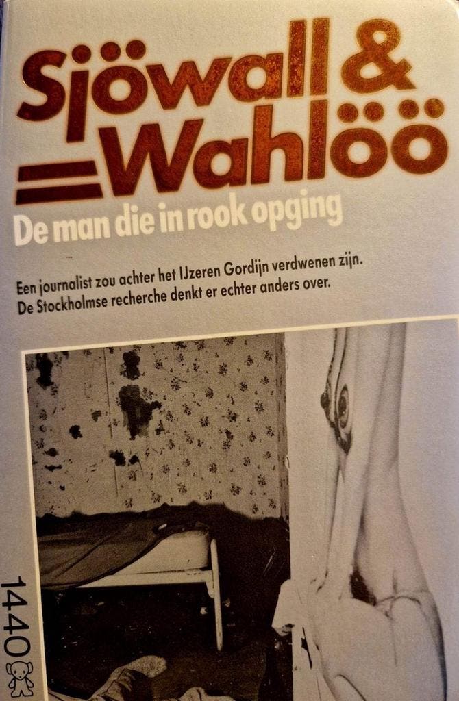 De man die in rook opging / Sjöwall & Wahlöö 9789022974537, Livres, Livres Autre, Envoi