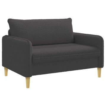 vidaXL XXL-fauteuil Donkergrijs Bouclé, Verzenden, Nieuw