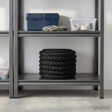 vidaXL Katoenen Touw 30 mm 25 m Zwart 100% katoen, Verzenden