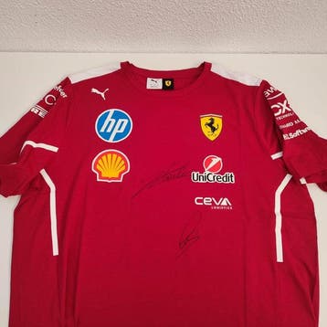 Ferrari - Hamilton + Leclerc - 2025 - T-shirt, Nieuw