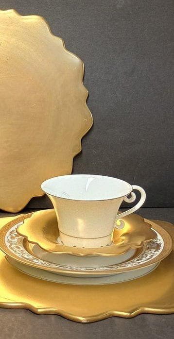 Jean Louis Coquet-Limoges - Tafelservies (10) - Porselein, Antiek en Kunst