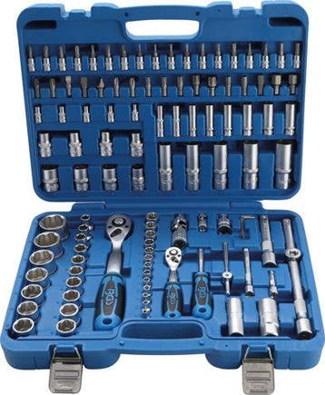 Bgs Technic Dopsleutelset golfprofiel 6,3 mm (1/4) / 12,5 mm, Verzenden