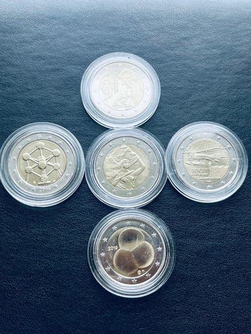 Europa. 2 Euro 2006/2019 (5 coins) (Zonder minimumprijs), Postzegels en Munten