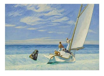 Edward Hopper - “Ground Swell, 1939”. - 40 x 30 cm.