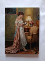 A. Della Valle (XX), da Carl Vilhelm - La lettura (interno), Antiek en Kunst