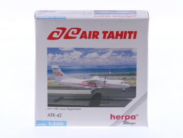 Schaal 1:500 Herpa 511971 Air Tahiti ATR-42 Reg. F-OHJB #..., Ophalen of Verzenden