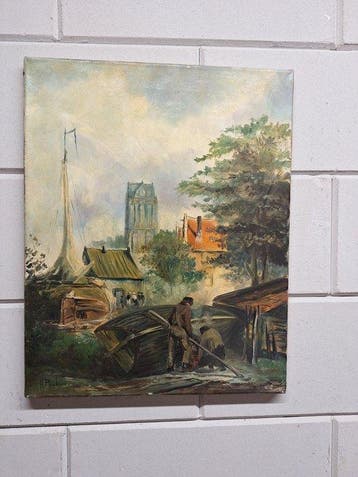 H Poeder (XX) - Haven met Kerk in Dordrecht