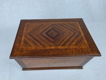 Boîte - Érable, Acajou - Coffret antique, Antiquités & Art