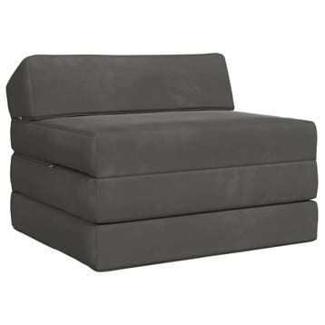 vidaXL Vouwbare Sofa Bed Donkergrijs 200 x 70 x 10 cm, Verzenden, Nieuw