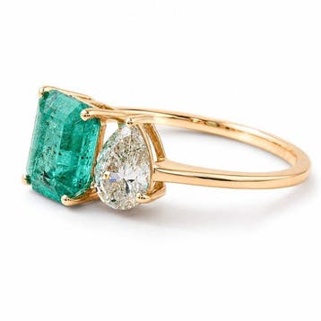 Sans prix de réserve - Bague - 14 carats Or jaune - 2.36ct.