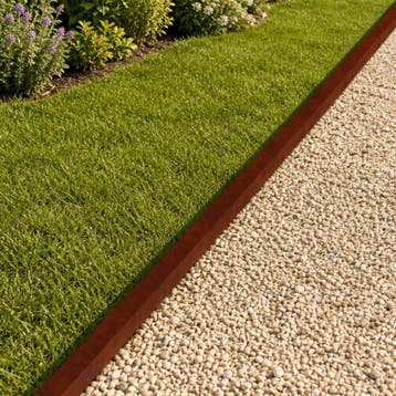 vidaXL Afdekprofiel voor tuinranden 10 st 100 x 5 x 5 cm, Verzenden, Nieuw