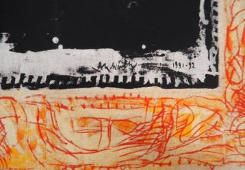 Pierre Alechinsky (1927) - Automne en feu, Antiek en Kunst