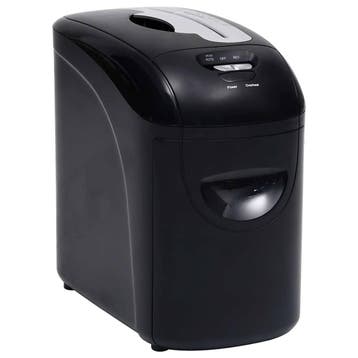 vidaXL Papierversnipperaar 10 paginas microcut zwart, Verzenden