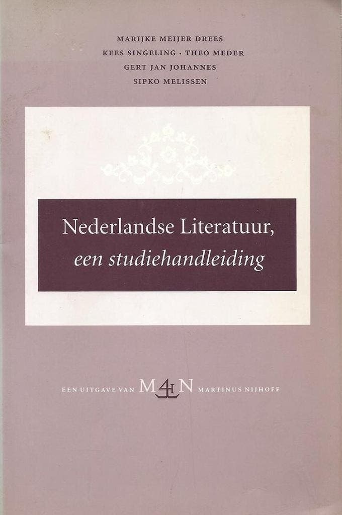 Nederlandse literatuur 9789068904123 Marijke Meijer Drees, Livres, Livres scolaires, Envoi