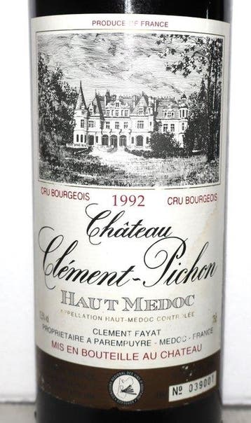 1992 Château Clément-Pichon - Haut-Médoc Cru Bourgeois - 6, Nieuw