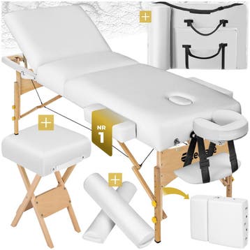 Massagetafel-set 3 zones met 10cm matras, Sport en Fitness, Massageproducten, Verzenden, Nieuw