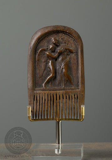 Oud-Romeins, Keizerrijk Been Late-antieke bottenkam met, Antiek en Kunst