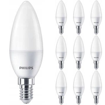 PHILIPS Corepro LEDcandle E14 Mat - 10 Pack - 2.8W Warm Wit, Verzenden, Nieuw
