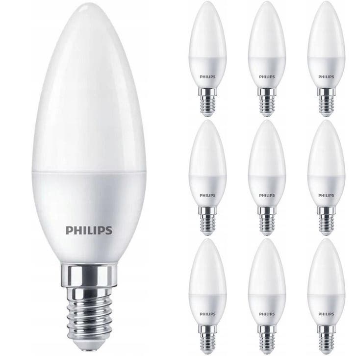 PHILIPS Corepro LEDcandle E14 Mat - 10 Pack - 2.8W Warm Wit, Maison & Meubles, Lampes | Lampes en vrac, Envoi