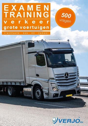 Theorie examen verkeer grote voertuigen C&D 26e druk, Verzenden, Cgcp Verstappen