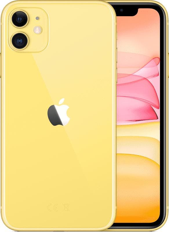 nieuwstaat Apple IPhone 11 (2019) 64GB geel + 12 maanden, Télécoms, Téléphonie mobile | Apple iPhone, Enlèvement ou Envoi