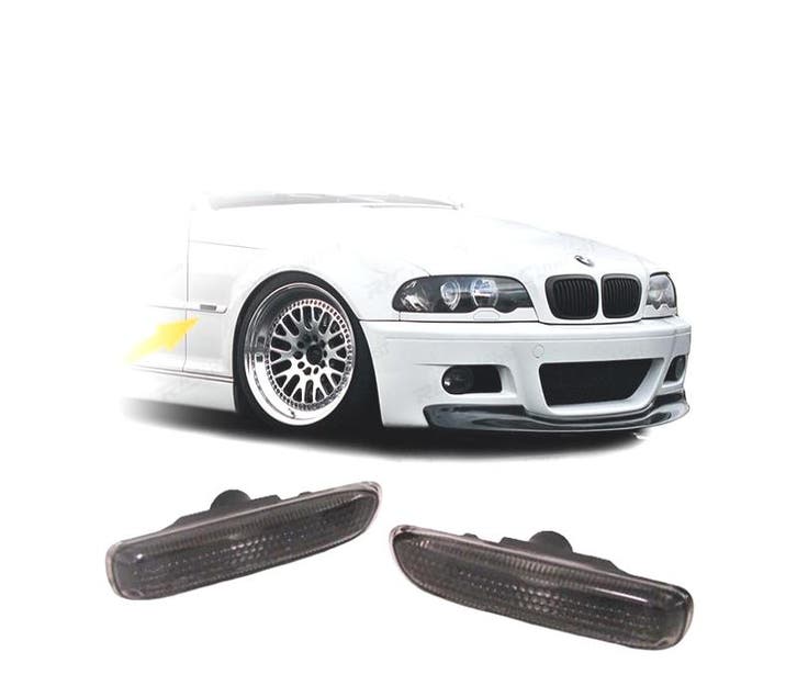 CLIGNOTANTS LATERAUX BMW E46 98-01 FUMÉ, Auto-onderdelen, Verlichting, Verzenden