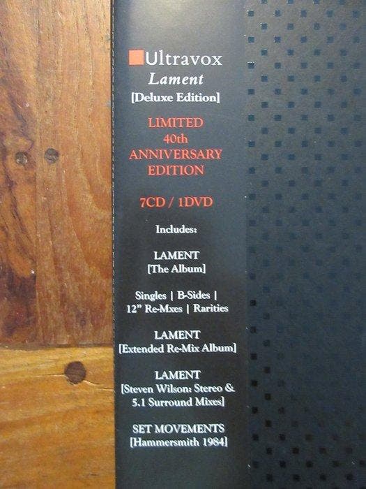 Ultravox - Lament - deluxe edition cd-box - Box set - 2024, CD & DVD, Vinyles Singles