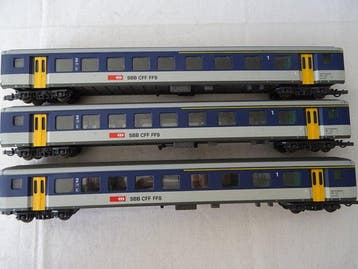 Roco H0 - 44338 - Modeltrein personenwagen (3) - 3 ×