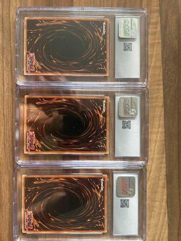Konami - 3 Graded card - Yu-Gi-Oh! - CGC 10, Nieuw