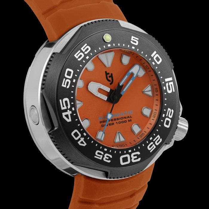 Tecnotempo - Divers 1000M Professional Diver - Automatic, Handtassen en Accessoires, Horloges | Heren