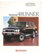 1990 TOYOTA 4RUNNER BROCHURE NEDERLANDS