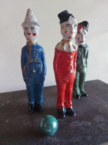 Skittles - Speelgoed figuur 3 x Antiek victoriaanse
