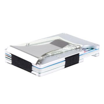 Aluminium Carbon Fiber Wallet - Portemonnee Portefeuille, Handtassen en Accessoires, Portemonnees, Verzenden, Nieuw