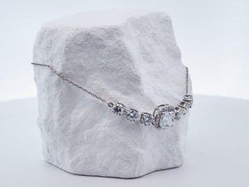 Zonder minimumprijs - Armband - 14 karaat Witgoud - 2.27ct., Nieuw