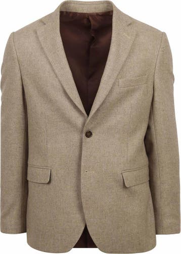 Suitable Tweed Colbert Beige maat Maat 48/50 (M) Heren, Beige, Nieuw, Suitable, Verzenden