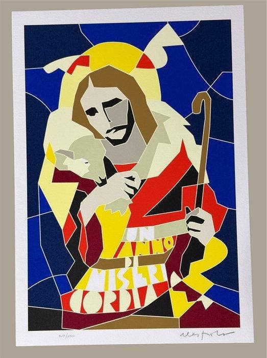 Ugo Nespolo (1941) - Un anno di Misericordia, Antiek en Kunst, Antiek | Overige Antiek