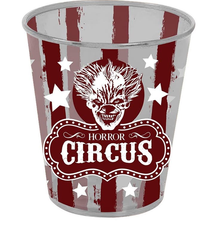 Halloween Beker Circus 10cm, Hobby en Vrije tijd, Feestartikelen, Nieuw, Verzenden