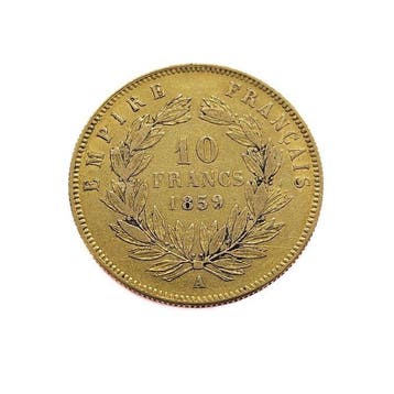 Frankrijk. Napoléon III. 10 Francs 1859-A