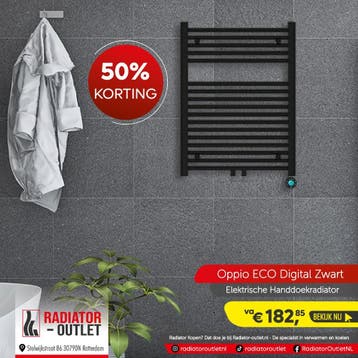ZWART / WIT / CHROOM / Handdoek Radiatoren Badkamer Design, Ophalen of Verzenden, Nieuw, Radiator