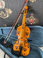 J.Reinhardt - Custom MCM Violin - Cognac Orange & Black 1/8