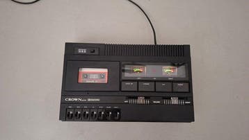 CROWN - CTD-1150 Cassetterecorder-speler, Nieuw